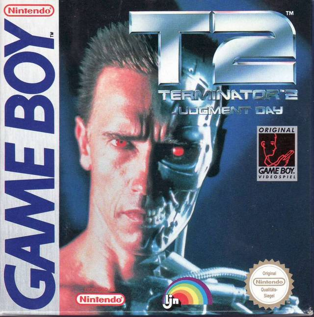 Terminator 2 Judgment Day box art for GameBoy