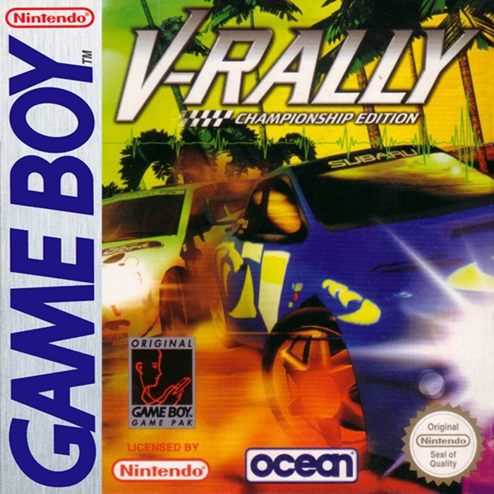 V-Rally Championship Edition box art for GameBoy