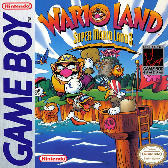 Wario Land Super Mario Land 3 [Player's Choice] box art for GameBoy