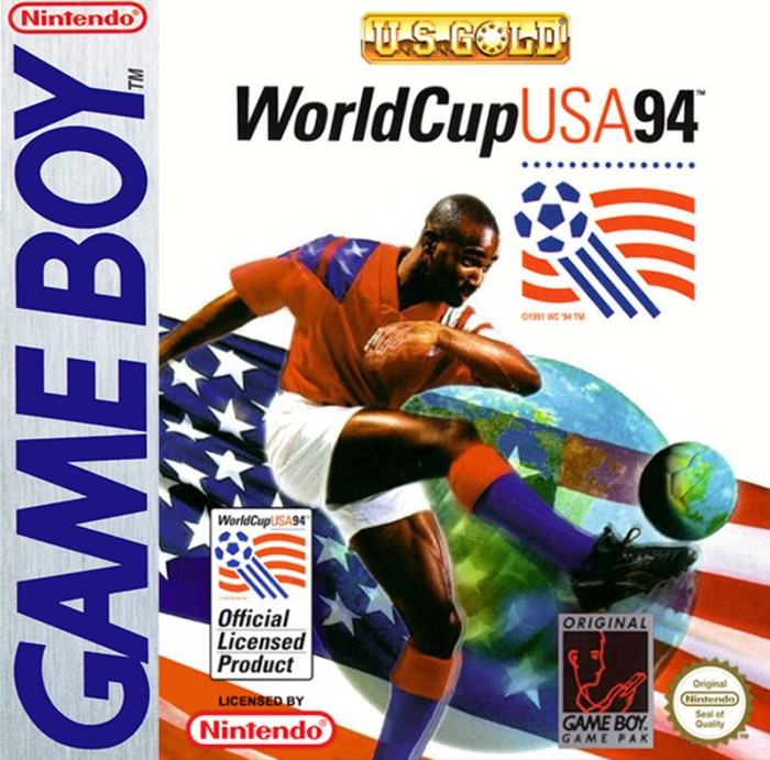 World Cup USA '94 box art for GameBoy