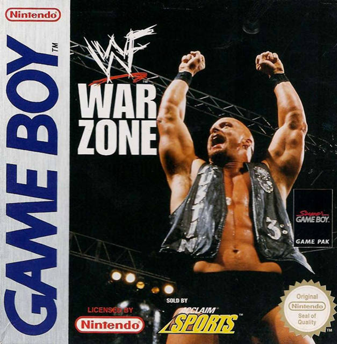WWF War Zone box art for GameBoy