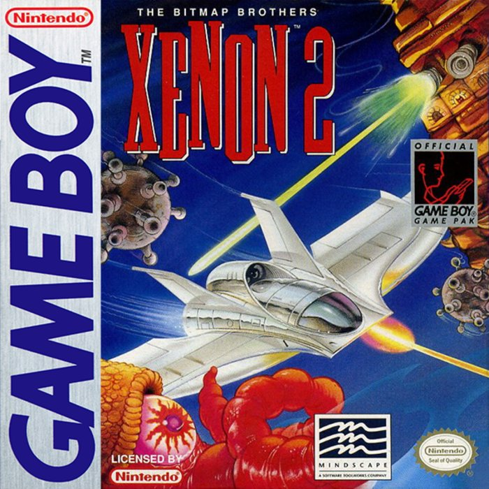 Xenon 2 box art for GameBoy