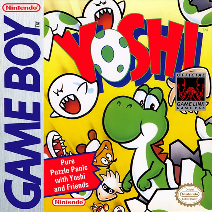 Yoshi box art for GameBoy