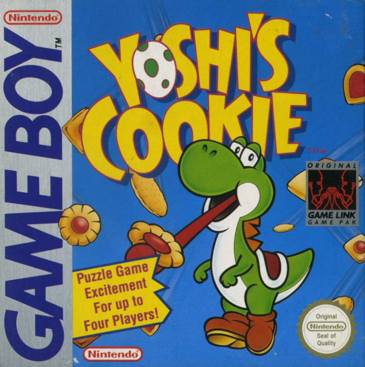 Yoshi's Cookie box art for GameBoy
