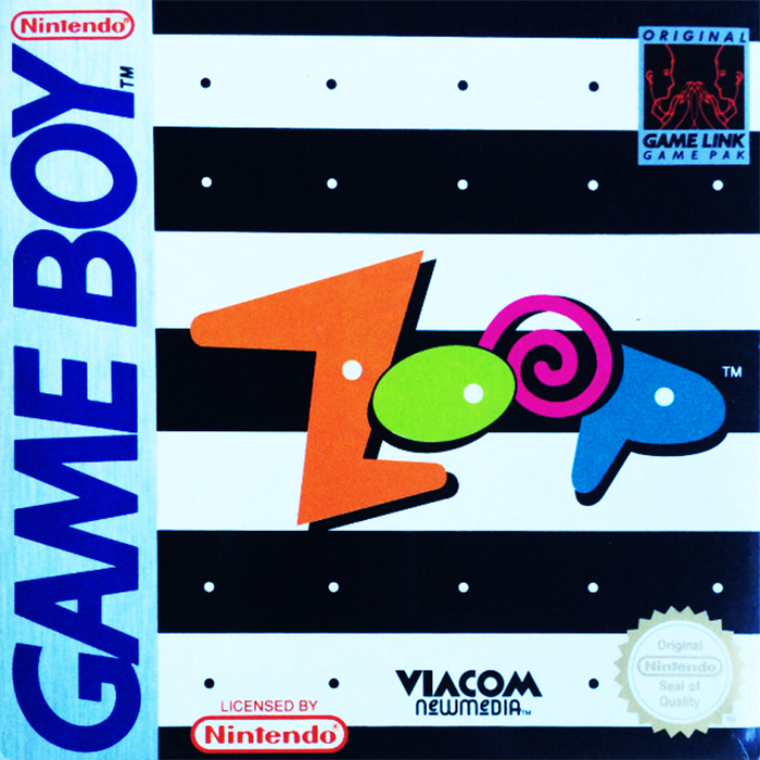 Zoop box art for GameBoy