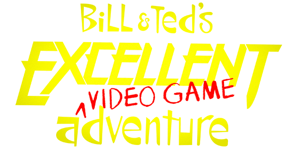 Bill and Ted's Excellent Adventure logo for GameBoy