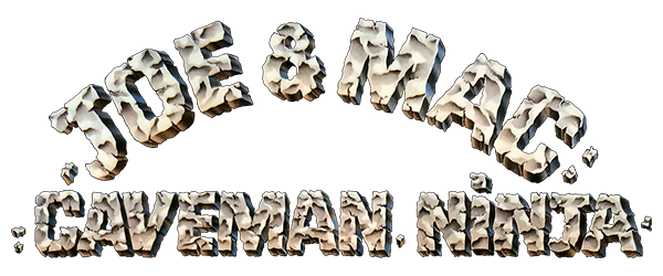 Joe & Mac: Caveman Ninja logo for GameBoy