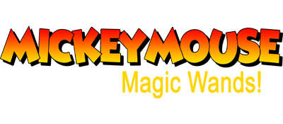 Mickey Mouse Magic Wands logo for GameBoy