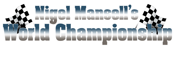 Nigel Mansell's World Championship Racing logo for GameBoy