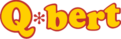 Q*bert logo for GameBoy