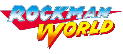 Rockman World logo for GameBoy