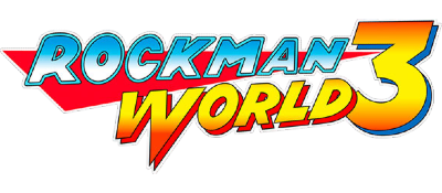 Rockman World 3 logo for GameBoy