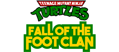 Teenage Mutant Hero Turtles: Fall of the Foot Clan logo for GameBoy