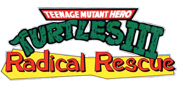 Teenage Mutant Hero Turtles III: Radical Rescue logo for GameBoy