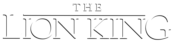 The Lion King logo for GameBoy