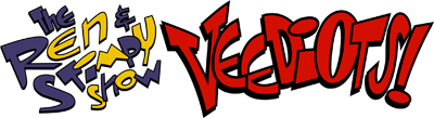 The Ren & Stimpy Show Veediots logo for GameBoy