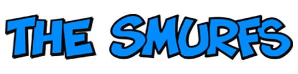 The Smurfs logo for GameBoy
