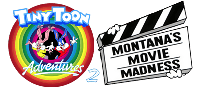 Tiny Toon Adventures 2 Montana's Movie Madness logo for GameBoy