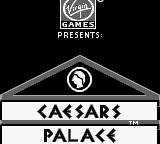 Caesars Palace (Arcadia) title screen for GameBoy