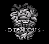 Deadeus title screen for GameBoy