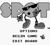 Spot the Video Game title screen for GameBoy