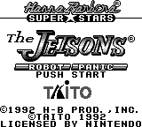 The Jetsons Robot Panic title screen for GameBoy