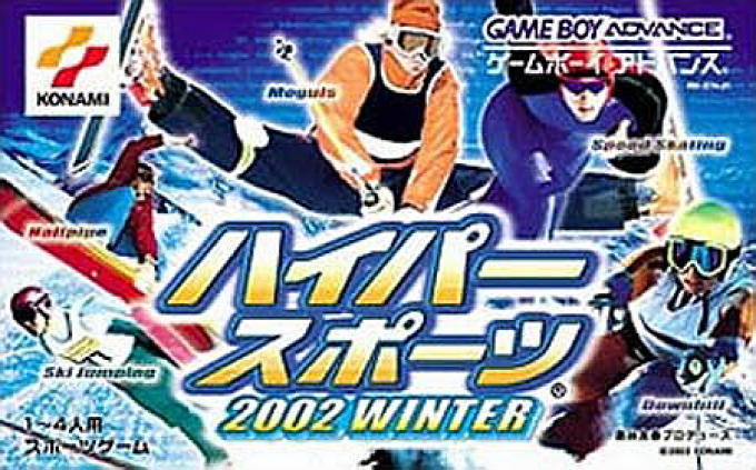 Hyper Sports 2002 Winter box art for GameBoy Advance