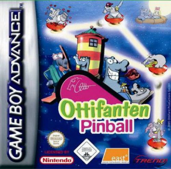 Ottifanten Pinball box art for GameBoy Advance