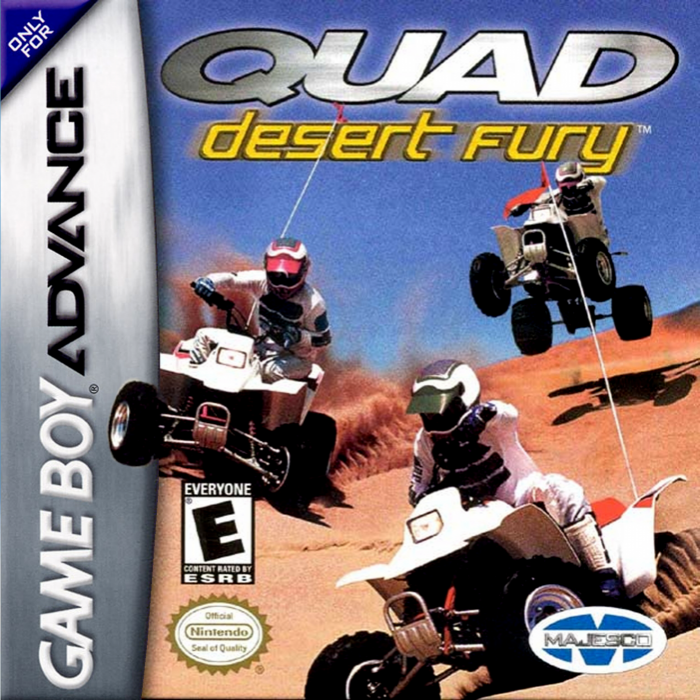 Quad Desert Fury box art for GameBoy Advance