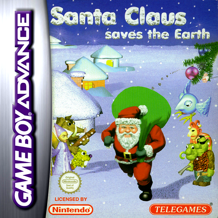 Santa Claus Saves the Earth box art for GameBoy Advance