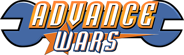 Advance Wars logo for GameBoy Advance