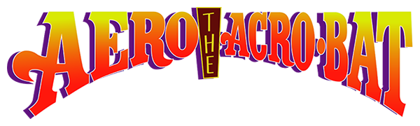 Aero the Acro-Bat logo for GameBoy Advance