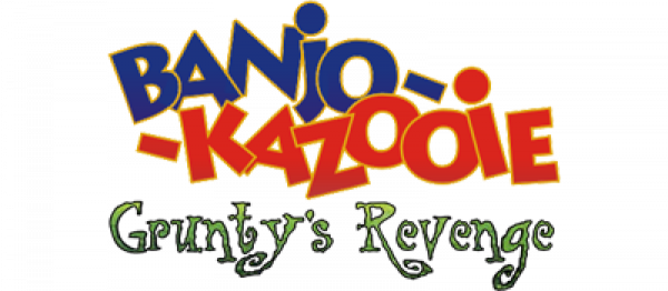 Banjo Kazooie Grunty's Revenge logo for GameBoy Advance