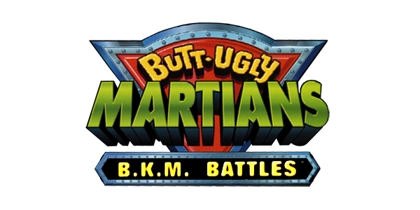 Butt Ugly Martians BKM Battles logo for GameBoy Advance