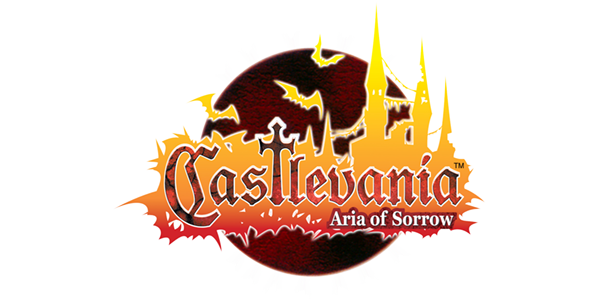 Castlevania Aria of Sorrow logo for GameBoy Advance