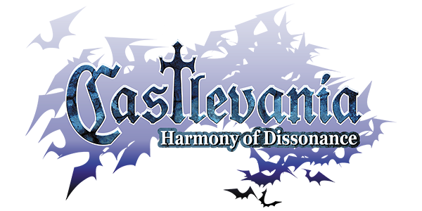 Castlevania Harmony of Dissonance logo for GameBoy Advance