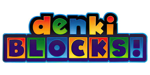 Denki Blocks logo for GameBoy Advance
