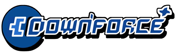 Downforce logo for GameBoy Advance