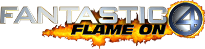 Fantastic 4 Flame On logo for GameBoy Advance