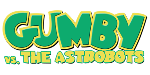 Gumby vs. the Astrobots logo for GameBoy Advance