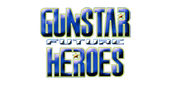 Gunstar Future Heroes logo for GameBoy Advance
