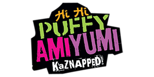Hi Hi Puffy AmiYumi Kaznapped logo for GameBoy Advance