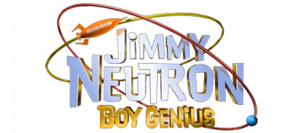 Jimmy Neutron Boy Genius logo for GameBoy Advance