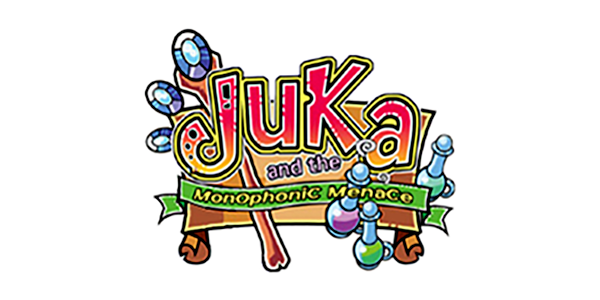 Juka and the Monophonic Menace logo for GameBoy Advance