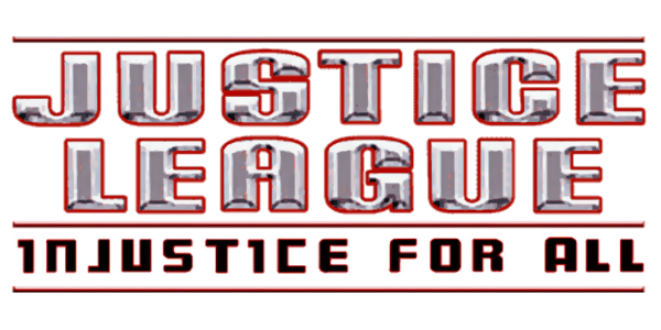 Justice League: Injustice for All logo for GameBoy Advance