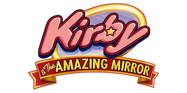 Kirby The Amazing Mirror logo for GameBoy Advance