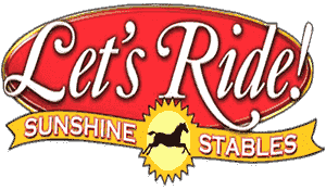 Let's Ride Sunshine Stables logo for GameBoy Advance