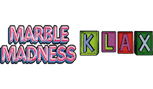 Marble Madness & Klax logo for GameBoy Advance