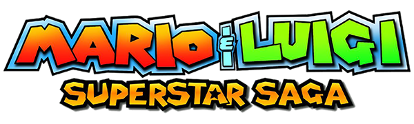 Mario and Luigi Superstar Saga logo for GameBoy Advance