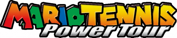 Mario Tennis Power Tour logo for GameBoy Advance